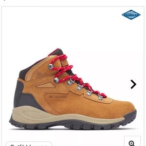 COLUMBIA NEWTON RIDGE PLUS WATERPROOF AMPED Hiking Boot size 9 Elk Mountain Red